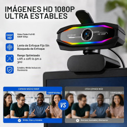 CÁMARA WEB 1080P CON MICRÓFONO - Diccik