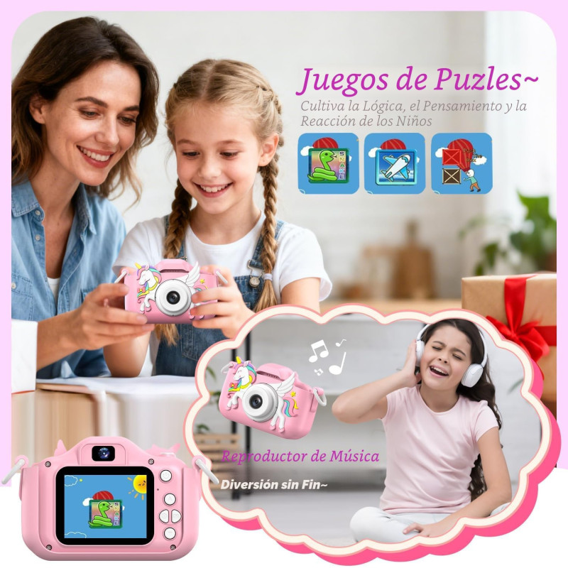 JUGUETES DE CÁMARA PARA NIÑOS PARA NIÑAS Y NIÑOS - Masterbee