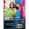 Cámara digital 8K, cámaras WiFi de 88MP para fotografía con pantalla táctil