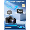 Cámara digital 8K, cámaras WiFi de 88MP para fotografía con pantalla táctil