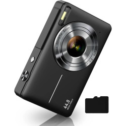 Cámara digital 1080P con tarjeta 32G 16X Zoom Flash portátil para niños