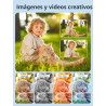 Cámara digital 1080P con tarjeta 32G 16X Zoom Flash portátil para niños