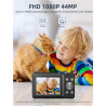 Cámara digital 1080P con tarjeta 32G 16X Zoom Flash portátil para niños