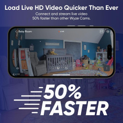 CÁMARA INTELIGENTE DE SEGURIDAD PARA EL HOGAR CON VISIÓN NOCTURNA A COLOR - WYZE Cam OG