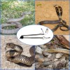 Surfante Guantes de manejo de animales, a prueba de mordeduras con gancho de serpiente plegable de 40 pulgadas, adecuados para