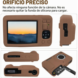 Funda para cámara digital Kodak PIXPRO FZ55, color marrón
