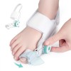 TENICORE Corrector de juanetes para mujeres y hombres, puntera grande, férula de juanetes ajustable para alivio de juanetes,