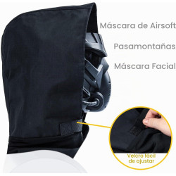 Máscara protectora de gas Airsoft