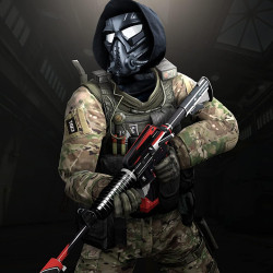 Máscara protectora de gas Airsoft