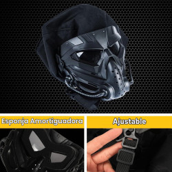 Máscara protectora de gas Airsoft