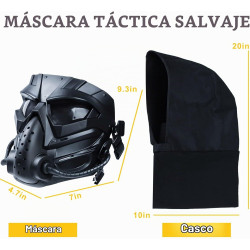 Máscara protectora de gas Airsoft