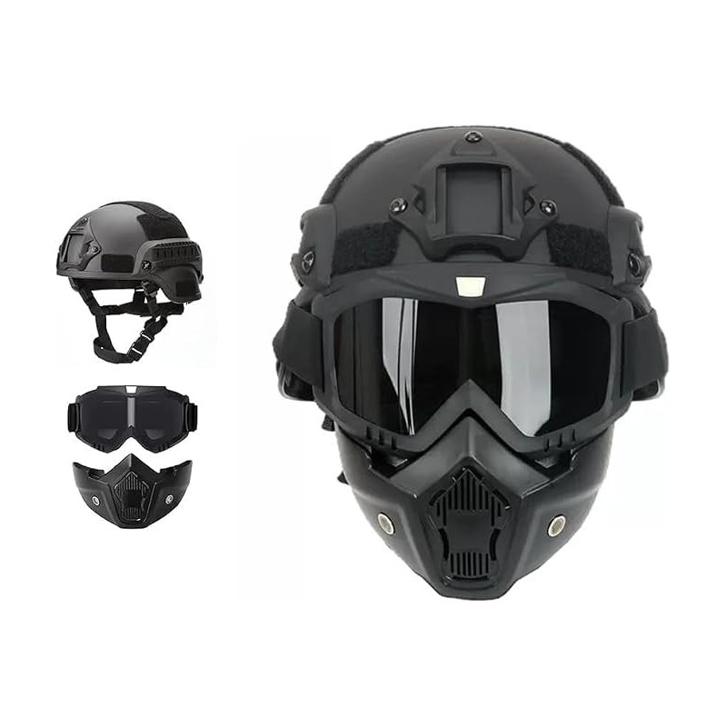 Casco y máscara Airsoft