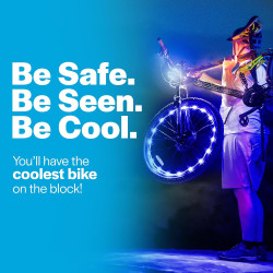 Wheelbrightz - Luces LED para rueda de bicicleta