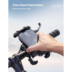 Lamicall - Soporte de teléfono para bicicleta
