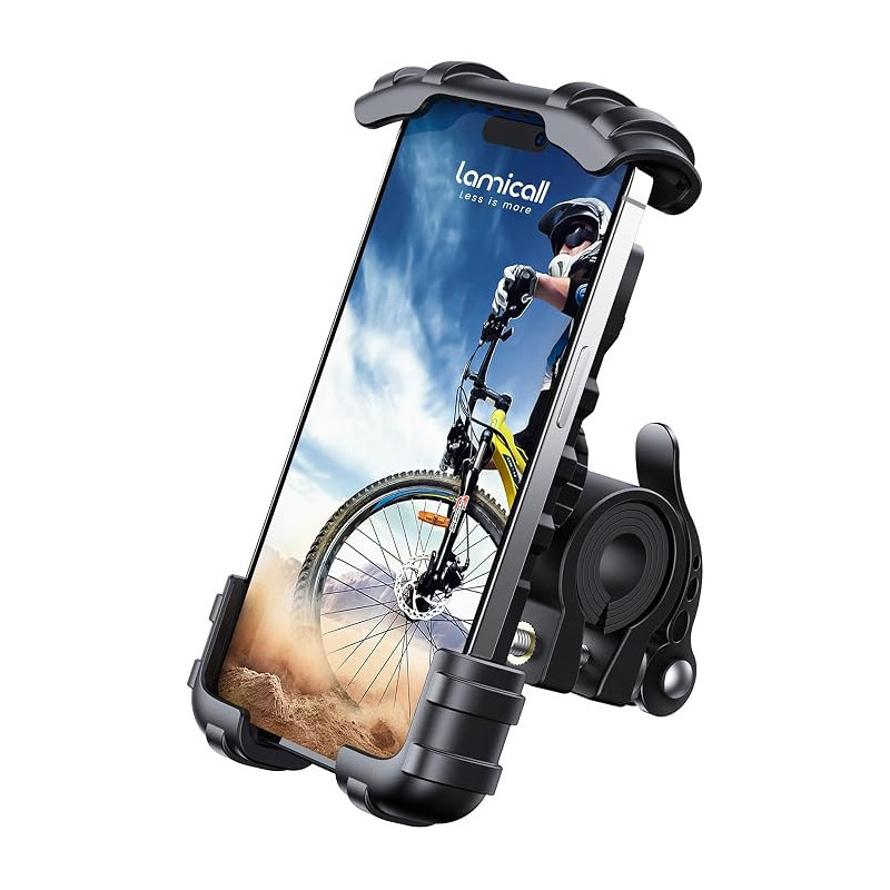 Lamicall - Soporte de teléfono para bicicleta