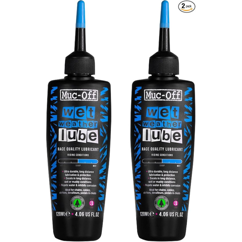 Muc-Off Lubricante para cadena de bicicleta Paquete de 2