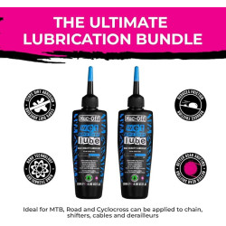 Muc-Off Lubricante para cadena de bicicleta Paquete de 2