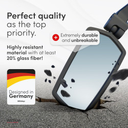 WITTKOP Espejo de bicicleta | Espejo retrovisor para bicicletas