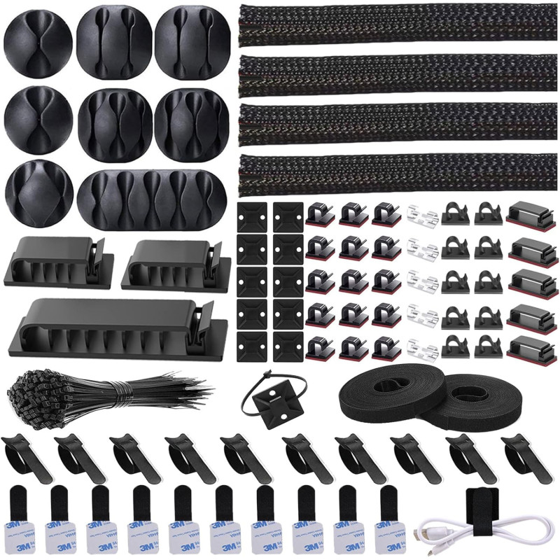 N NOROCME Kit de organización de cables