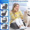Reposapiés | Con 2 alturas ajustables y funda extraible