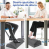 Reposapiés | Con 2 alturas ajustables y funda extraible