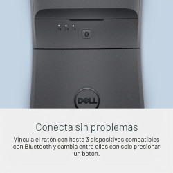 Dell MS700 - Mouse de viaje | Mouse con diseño giratorio