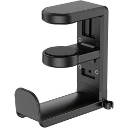 EURPMASK - Soporte giratorio para auriculares | Soporte de auriculares con clip ara escritorio y giratorio