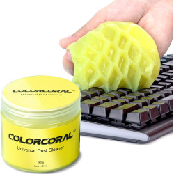 ColorCoral Gel de limpieza para teclados | Gel de limpieza multiusos facil de usar