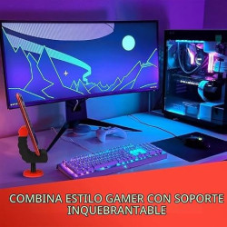 VELENTI Soporte para teléfono | Soporte de telefono para escritorio con forma de silla gamer