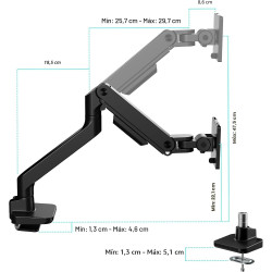 ARES WING Brazo de monitor