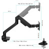 ARES WING Brazo de monitor