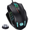 Redragon - Mouse | 12 botones laterales, ergonómico, óptico, con cable
