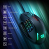 Redragon - Mouse | 12 botones laterales, ergonómico, óptico, con cable