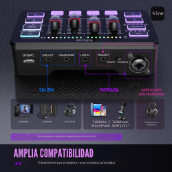 FIFINE Mezclador de audio