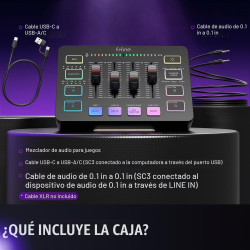 FIFINE Mezclador de audio