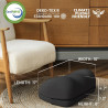 Everlasting Comfort Reposapiés ajustable | Echo de espuma viscoelastica