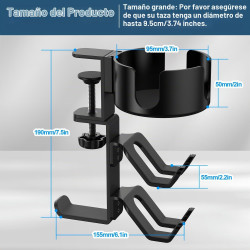 Soporte para tazas de escritorio