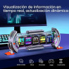 Divoom Times Gate - Reloj despertador digital | Reloj despertador con diseño cyberpunk