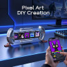 Divoom Times Gate - Reloj despertador digital | Reloj despertador con diseño cyberpunk