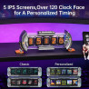Divoom Times Gate - Reloj despertador digital | Reloj despertador con diseño cyberpunk