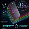 Alfombrilla de mouse RGB con carga inalambrica | Alfombrilla de mouse RGB con carga inalambrica
