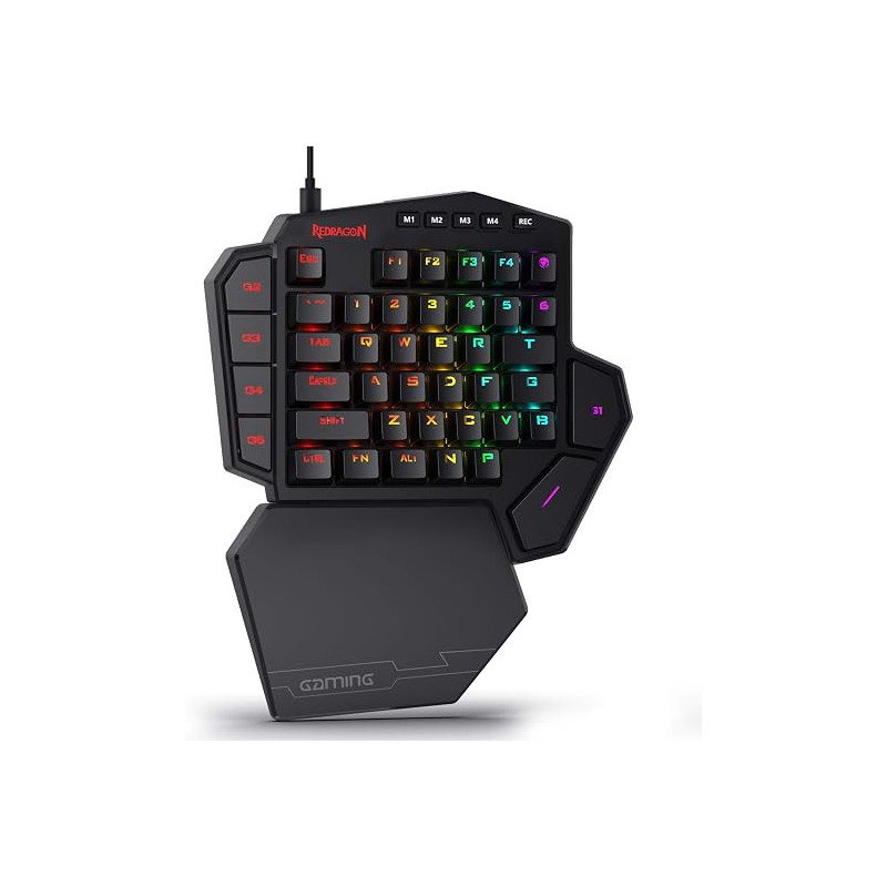 Redragon K585 DITI - Teclado mecánico |42 teclas tipo C teclado profesional para juegos