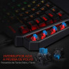 Redragon K585 DITI - Teclado mecánico |42 teclas tipo C teclado profesional para juegos