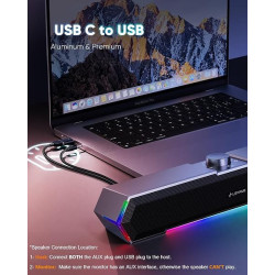 LENRUE G11 - Altavoces para computadora