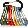 Booms Fishing CC5 - Clips de mosquetón multiusos | Mosquetones multiuso para actividades al aire libre