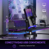 FIFINE - Micrófono de PC para juegos | Microfono con equilibrio de sonido de chat de juego