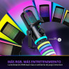 FIFINE - Micrófono de PC para juegos | Microfono con equilibrio de sonido de chat de juego
