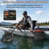 Cesta de pesca flotante plegable | Cestas flotantes para pesca ligeras y plegables