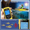 LUCKY Kayak portátil | Muestra lpecesa profundidad de los