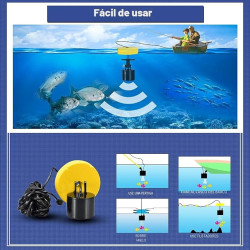 LUCKY Kayak portátil | Muestra lpecesa profundidad de los